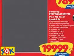 SAMSUNG RT47CG6002S9/TR INOX NO-FROST BUZDOLABI
